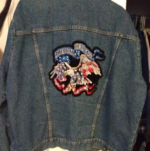 Motorcycle Honda Riders Club, Vintage, Custom American Eagle applique' XXL